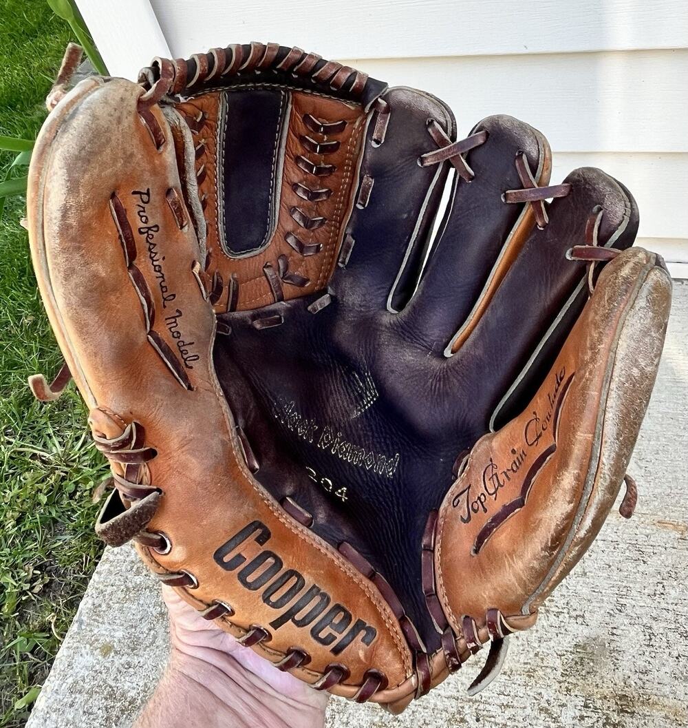 COOPER #204 Black Diamond Young/adult Baseball Glove Cowhide Goes On Left Hand